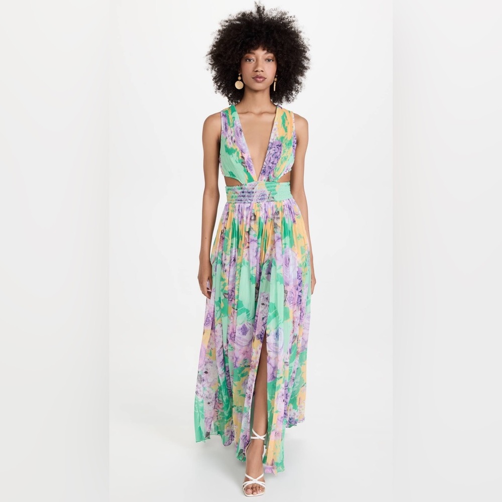 Rococo Sand Chiffon Dress (new with tags)